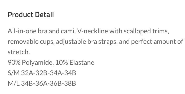 Chantilly Bralette
