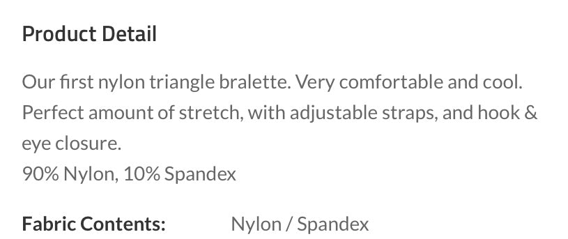 Nylon Bralette