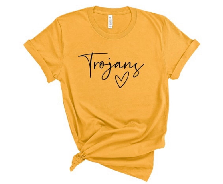 Trojan Heart Graphic Tee