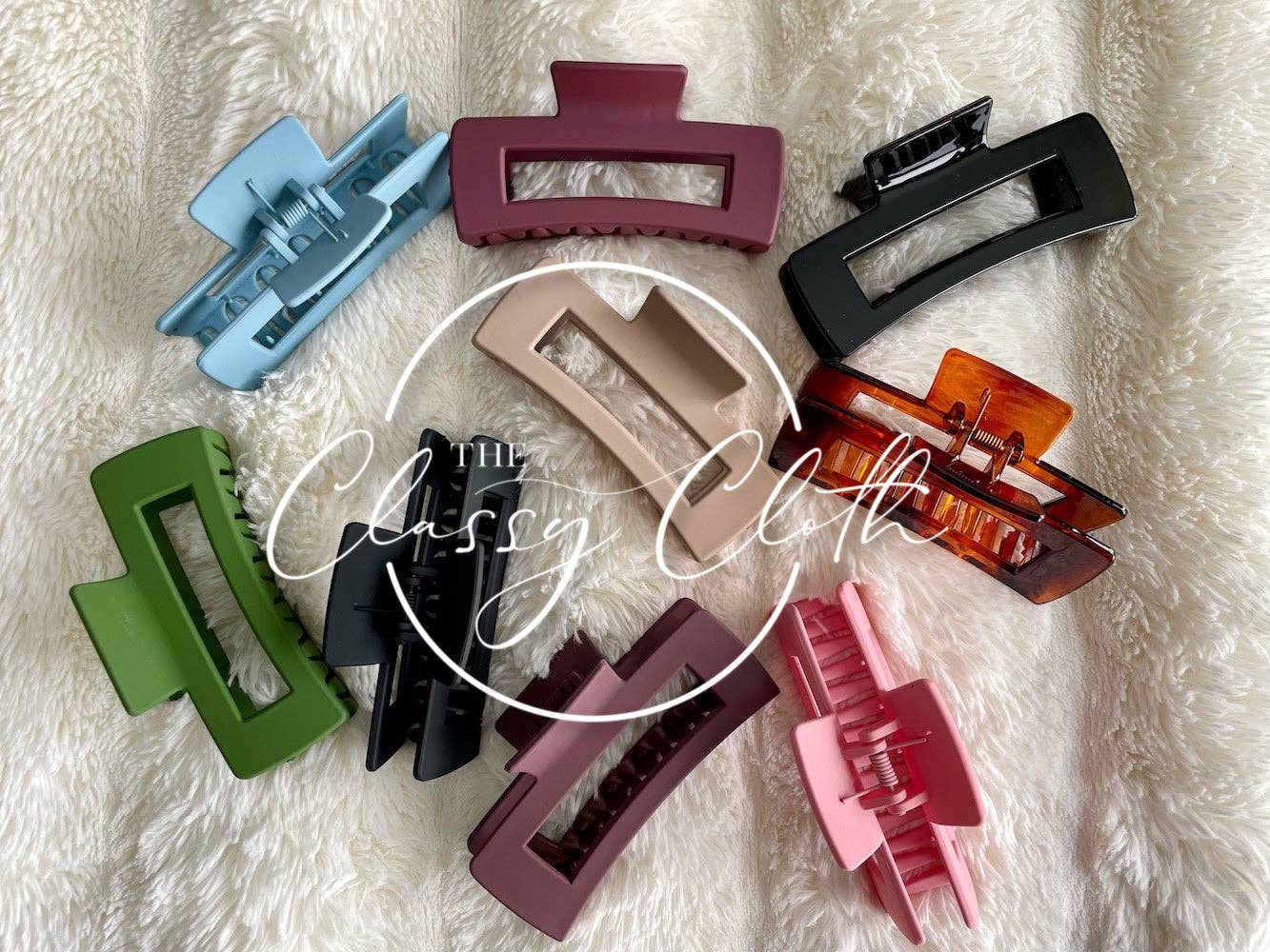 Jumbo 4.13” Hair Claw Mix