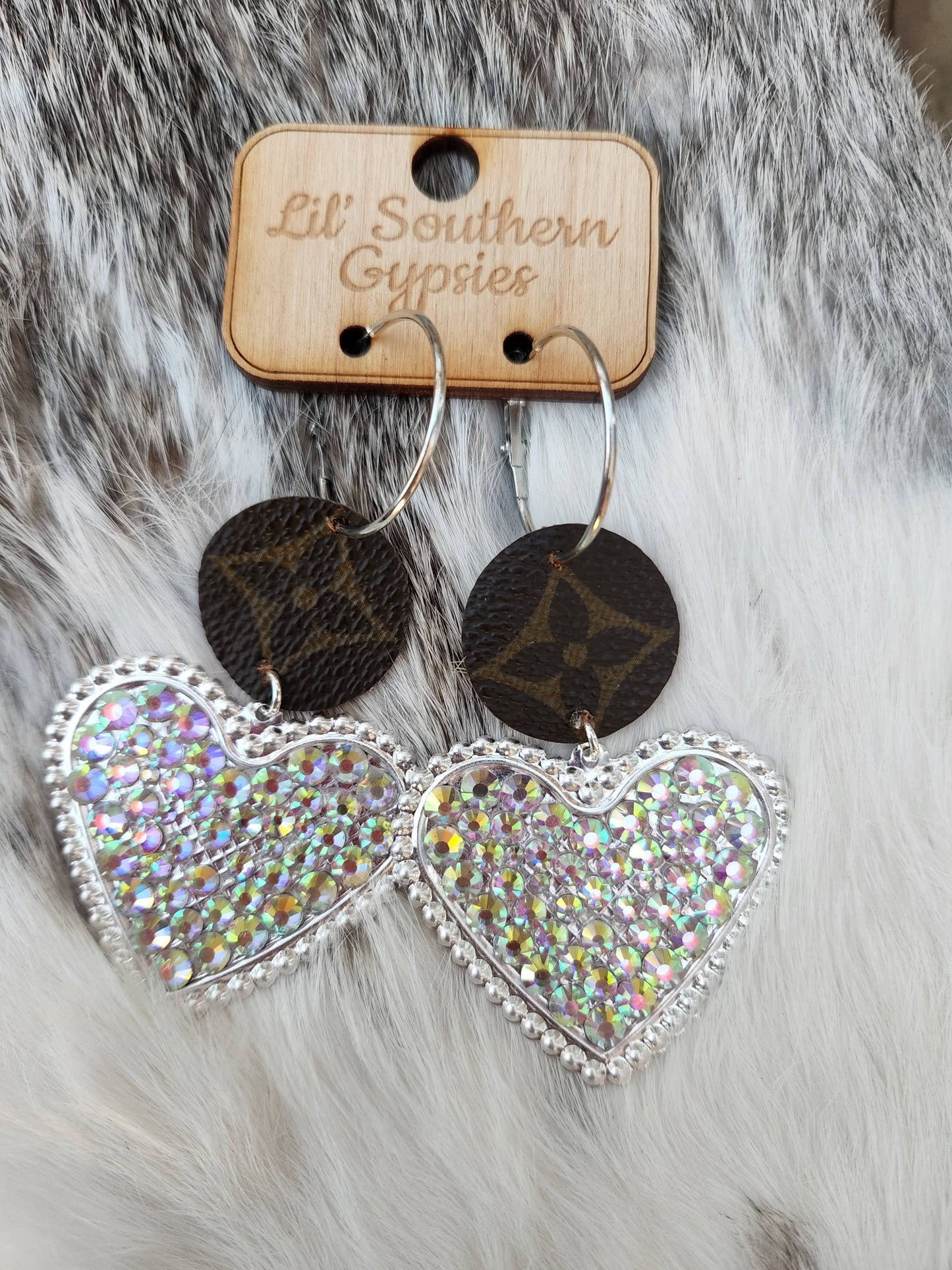 Heart LV Earrings
