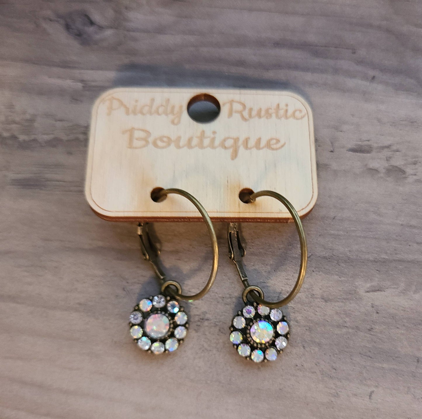 Swarovski hoops