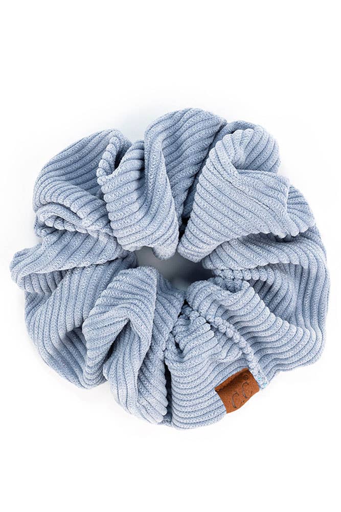 C.C Corduroy Solid Color Soft Scrunchies