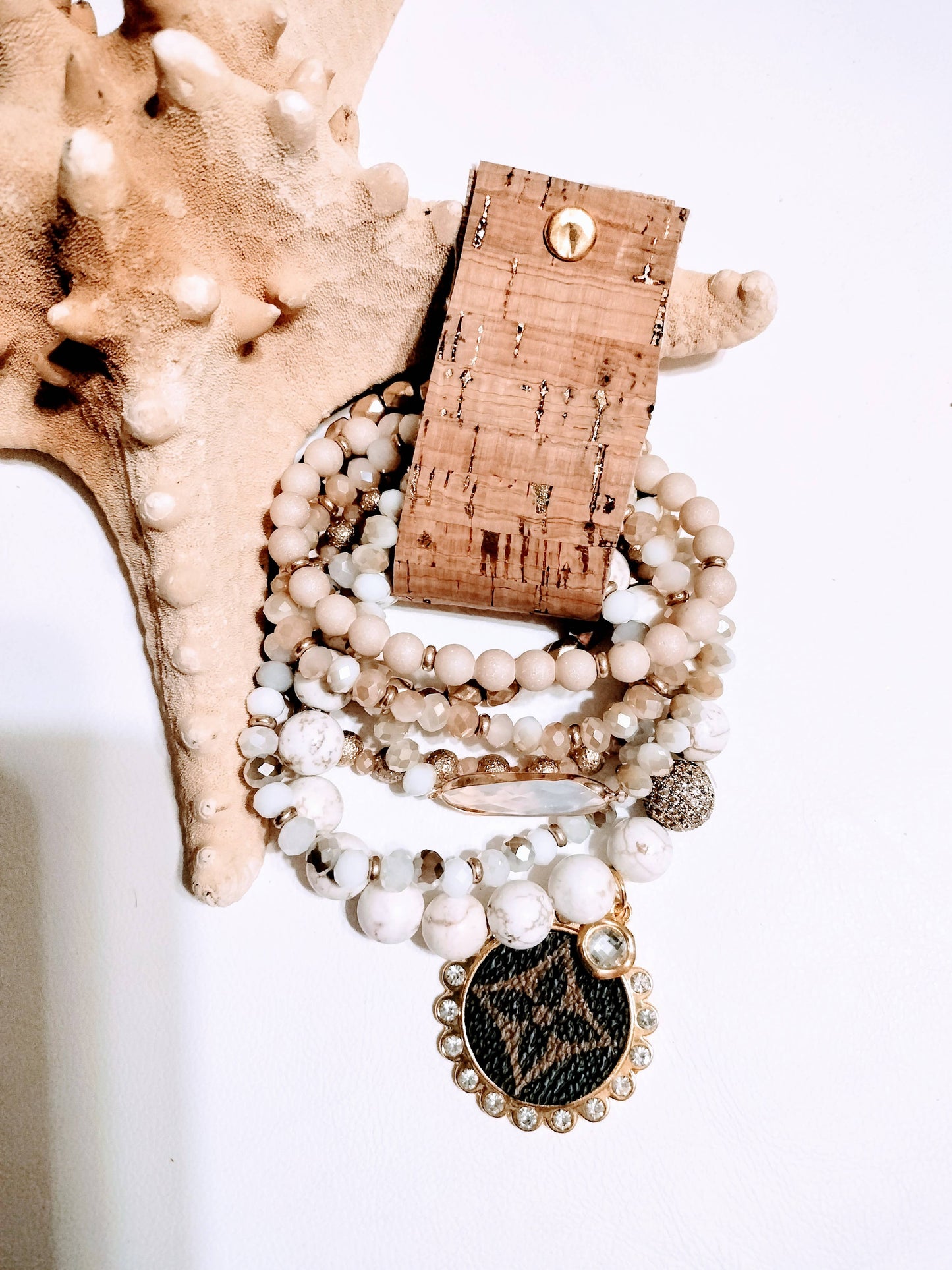 Sand dunes Stackable bracelet set