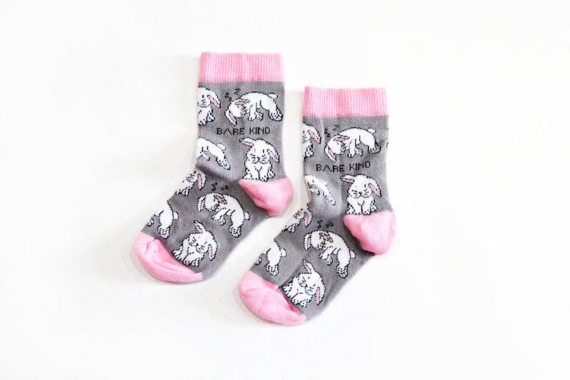 Kids Bamboo Socks - Rabbits