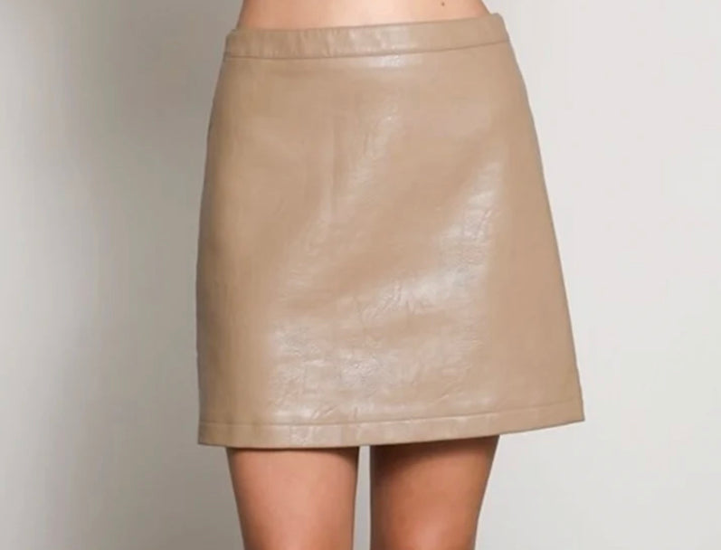 Faux Leather Mini