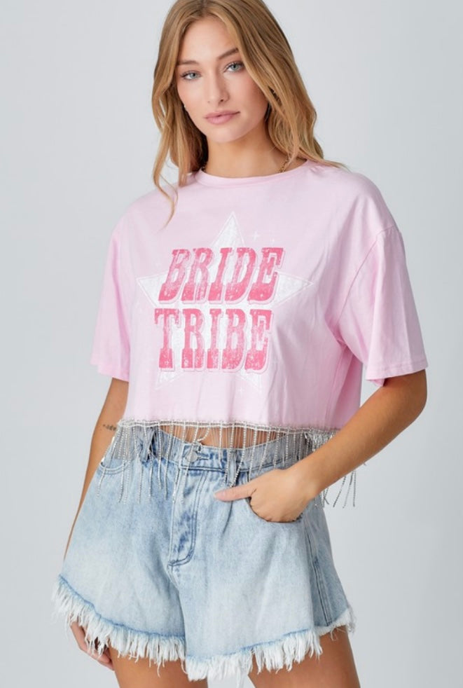Bride Tribe Rhinestone Tee